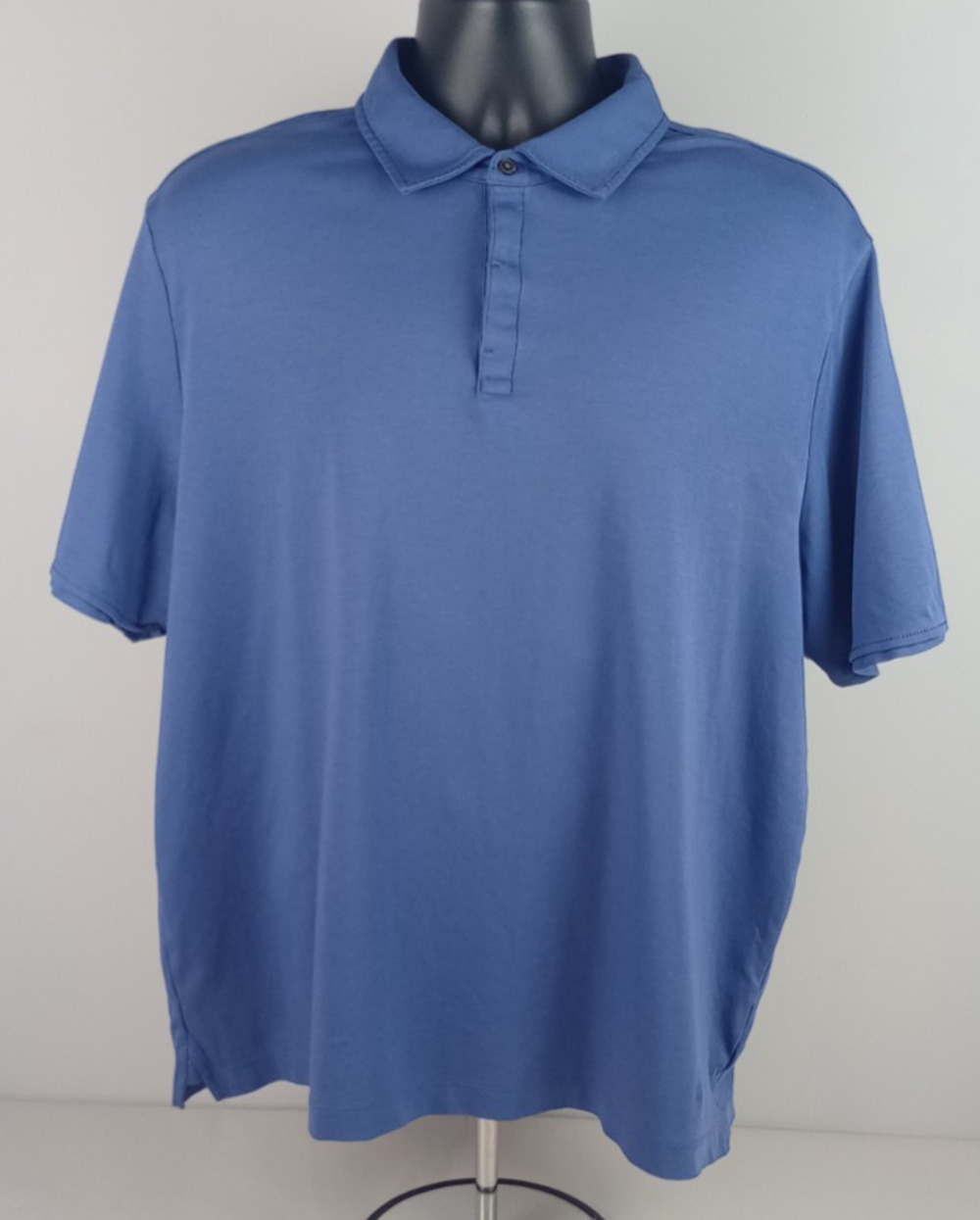 Joseph Abboud Liquid Soft Men's 2XL Light Blue Short Sleeve Polo Shirt